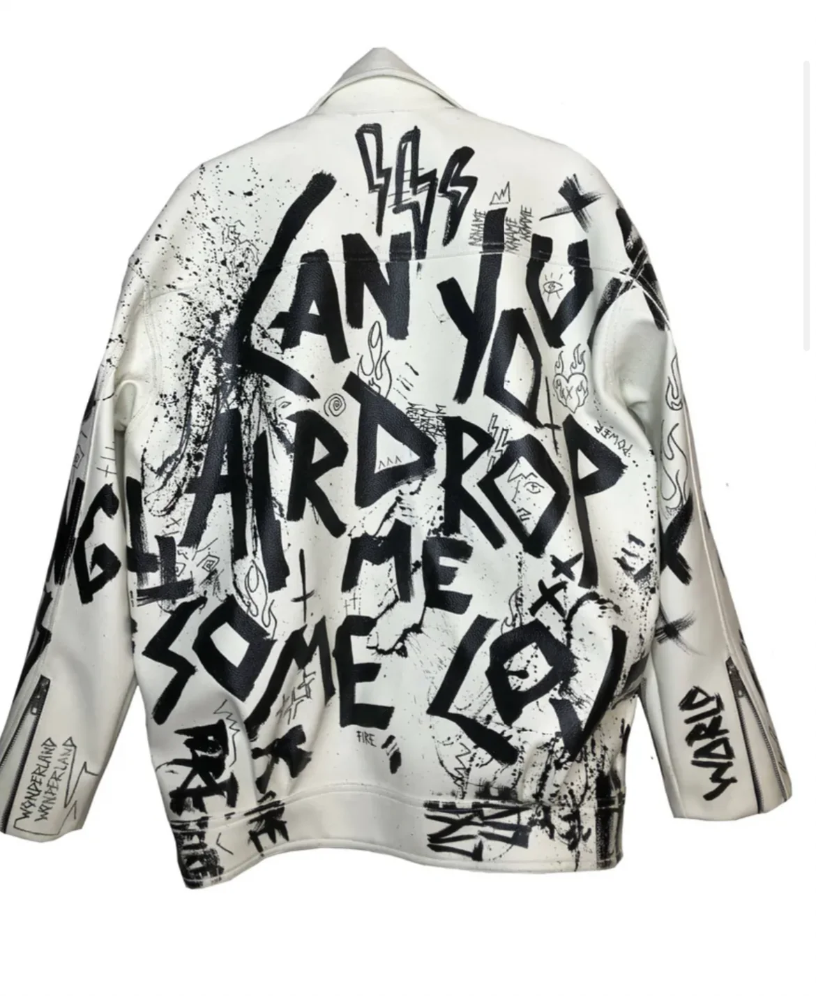 Custom faux leather jacket - Image 2