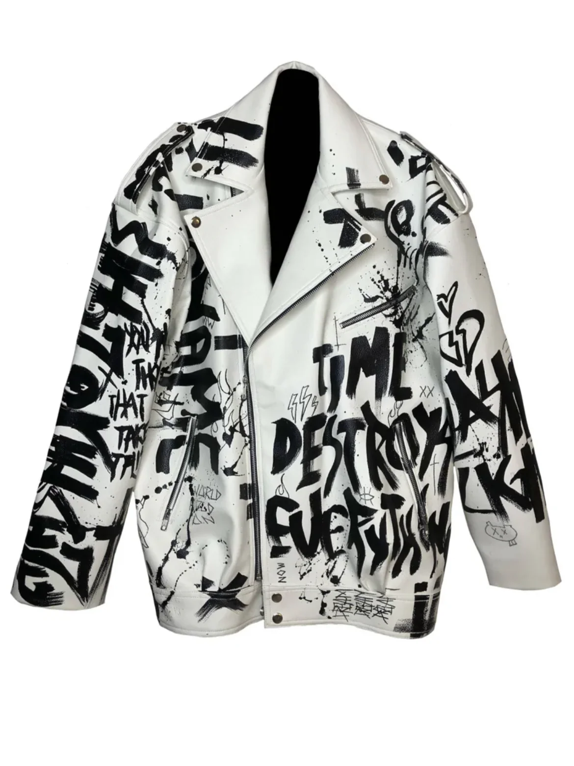 Custom faux leather jacket - Image 3